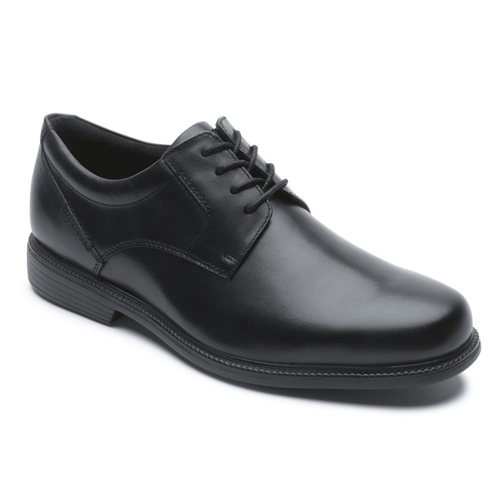 ロック ポート ビジネス シューズ メンズ 黒 - Charles Road Plain Toe - ZRY260958